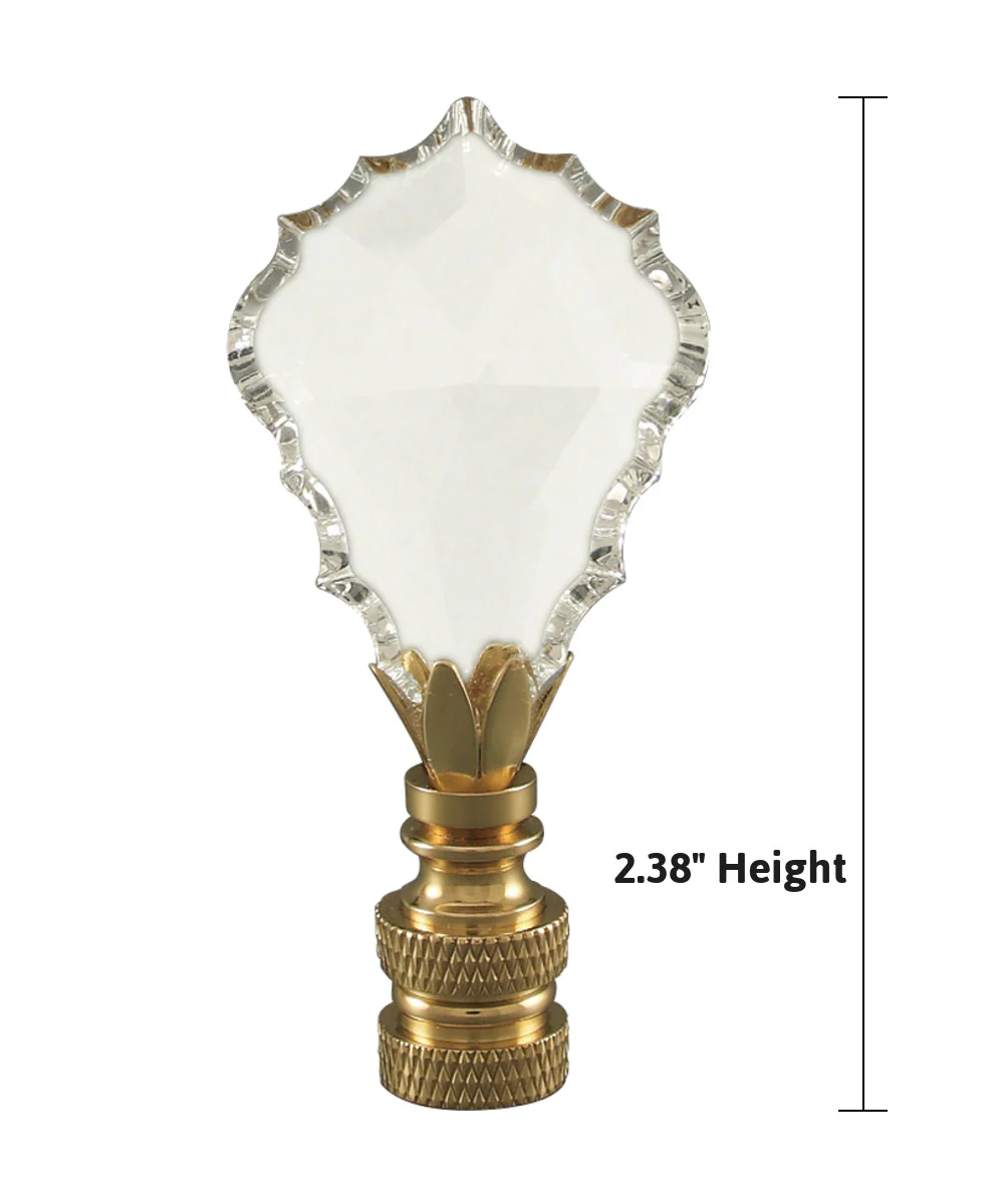 Crystal Gothic Cross Ceiling Fan Pull, 2.38"h with 12" Polished Brass Chain - Image 3
