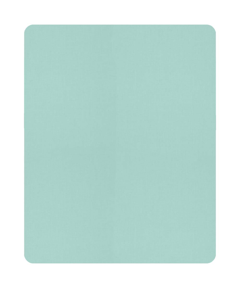 Moderne Flush Mount Conversion Kit 14"w Island Paradise Blue Drum Lampshade - Image 8