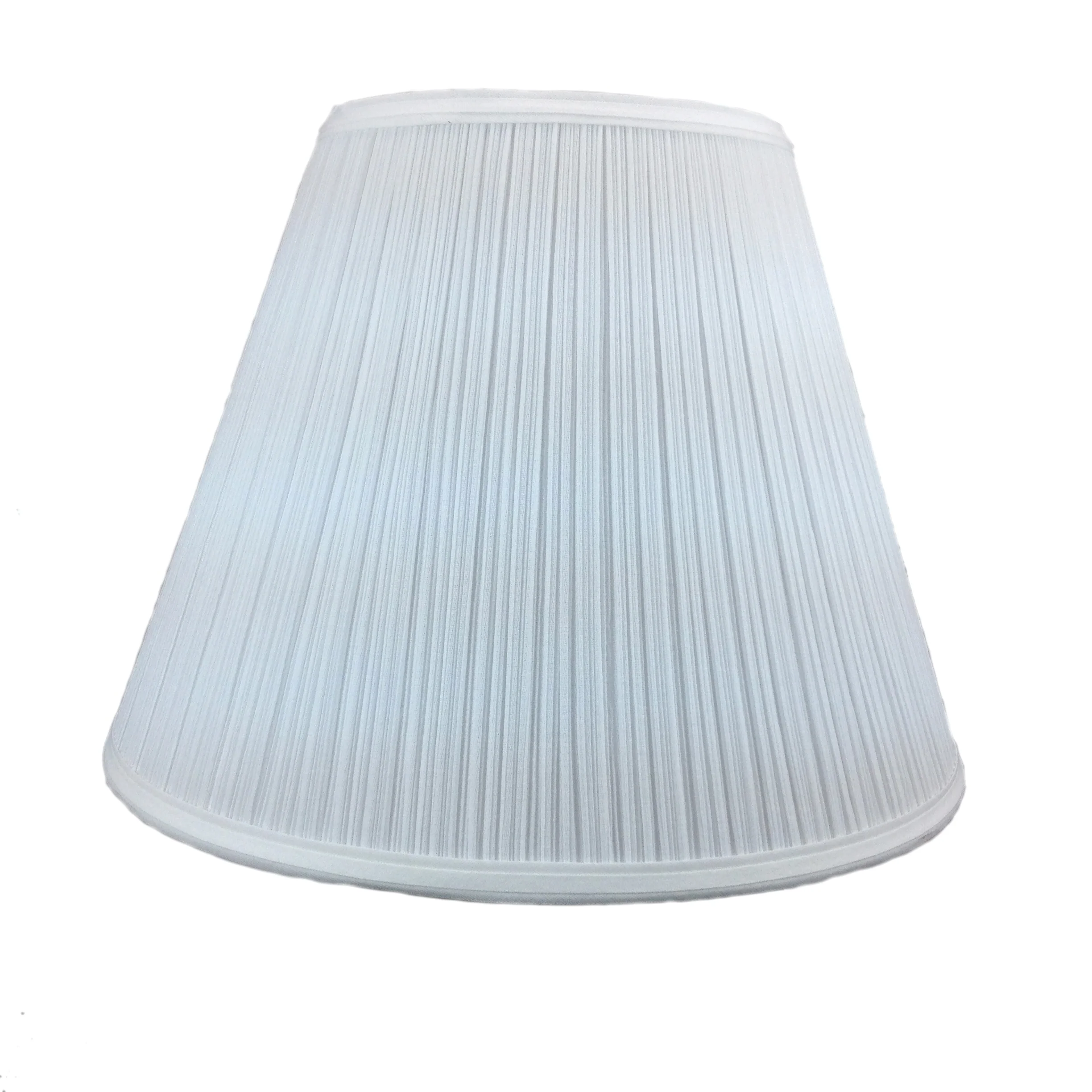 16"W x 12"H SLIP UNO FITTER White Empire Mushroom Pleat Hardback