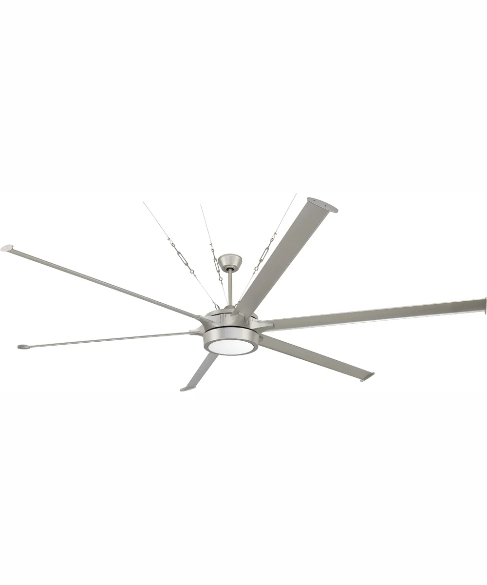 114" Prost 1-Light Indoor/Outdoor Ceiling Fan Painted Nickel - Image 4