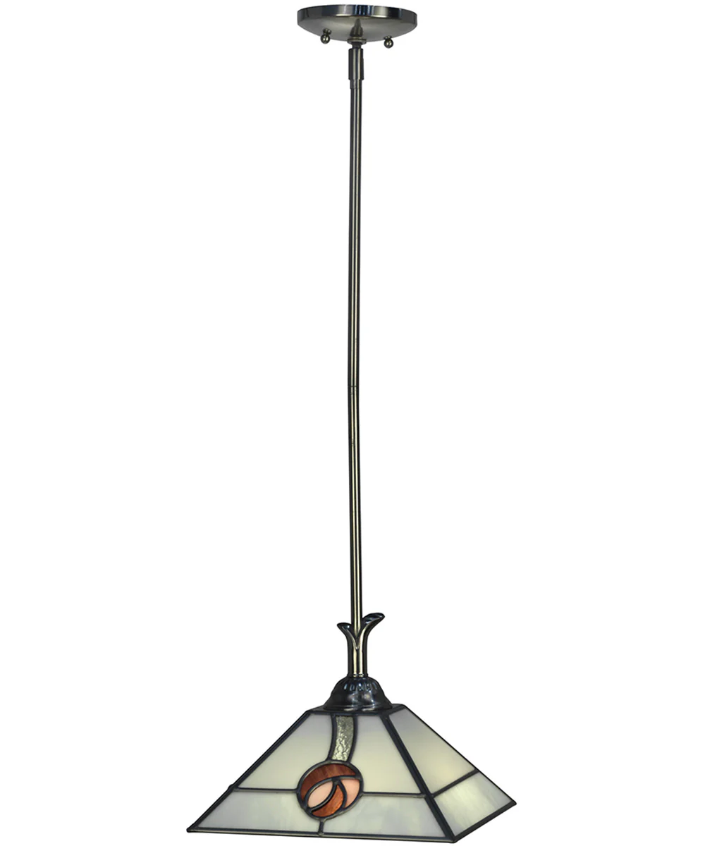 11 Inch W Mack Rose Tiffany Mini Pendant