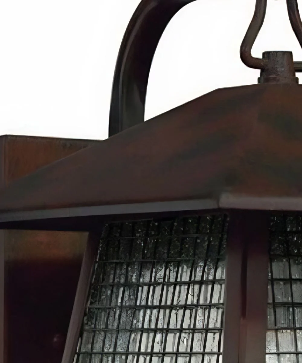 12" High, 1-Light Valiant Bronze Finish with Clear Seedy Glass Outdoor Wall Lantern - Image 5
