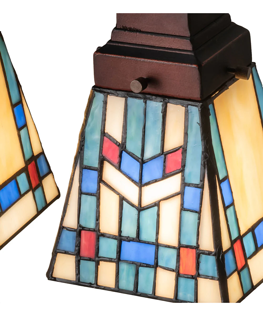 12" Wide Prairie Wheat 2 Light Wall Sconce - Image 7