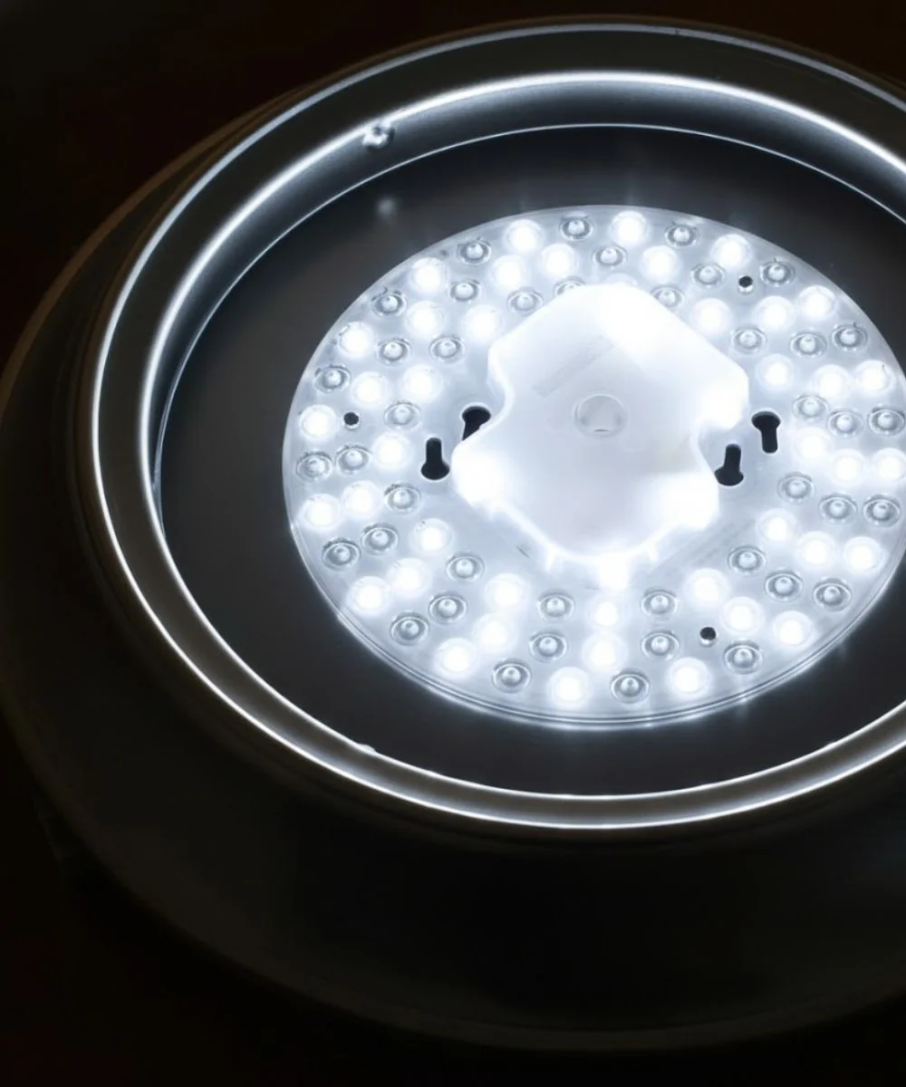 13"w 1-Light LED Flush Mount Ceiling Light Fixture Brushed Nickel Finish by RP Lighting - Image 7