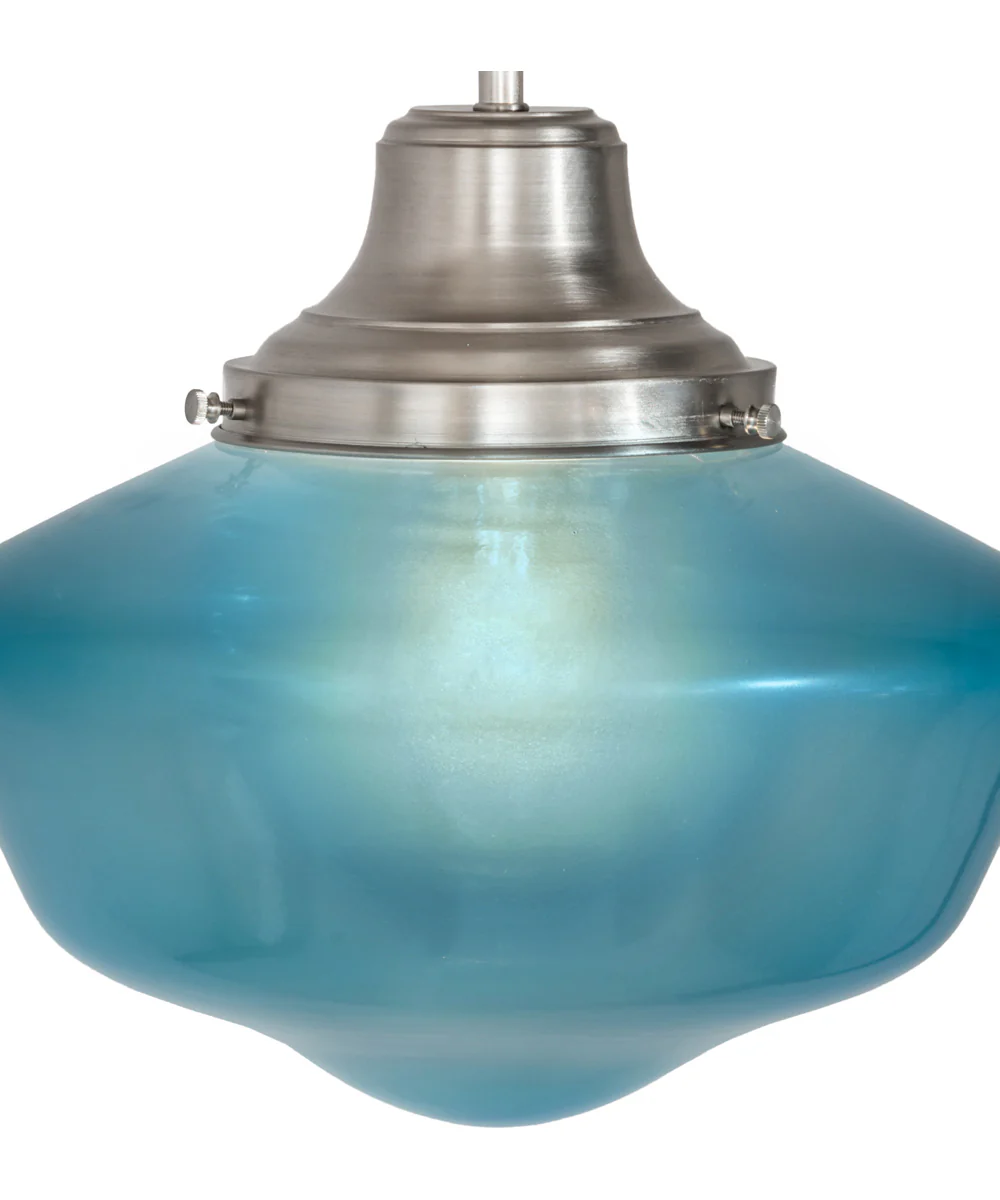 14" Revival Schoolhouse W/Traditional Globe Pendant - Image 6