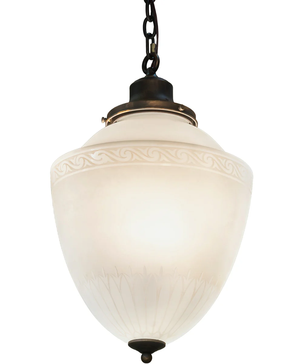 14" Wide Ovum Aquinum Pendant