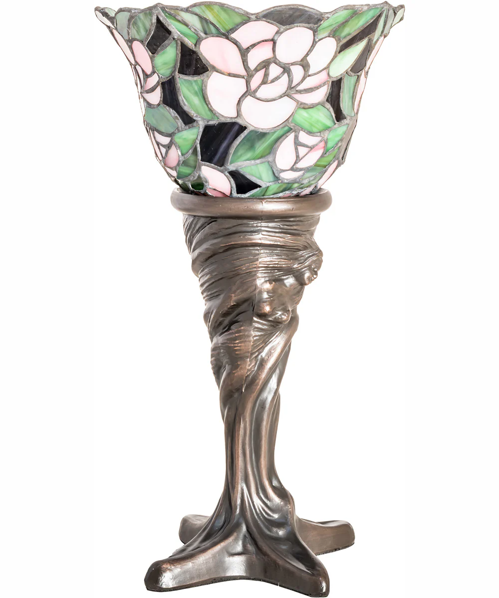15" High Begonia Mini Lamp