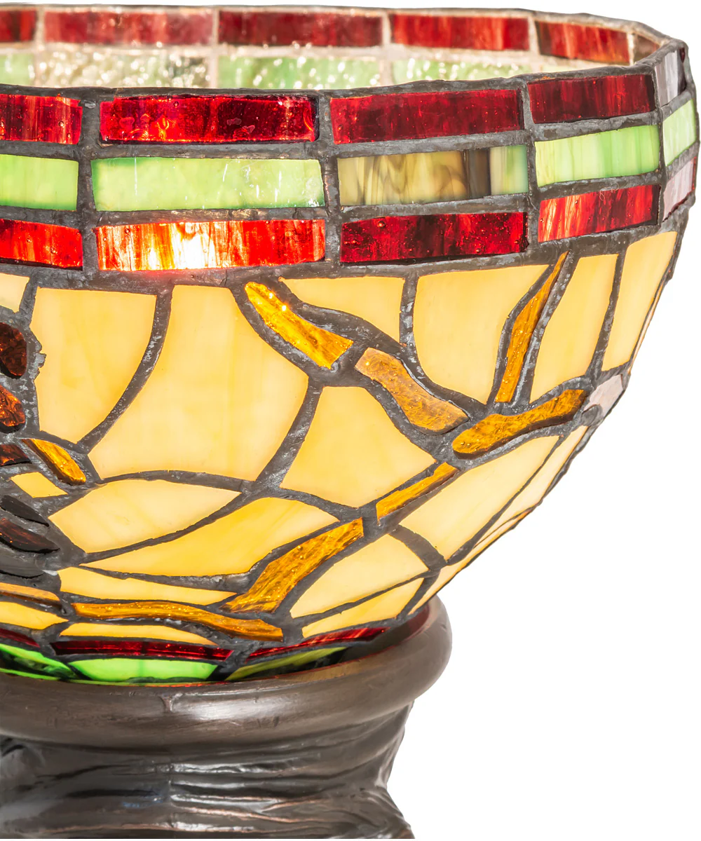 15" High Tiffany Pinecone Mini Lamp - Image 4