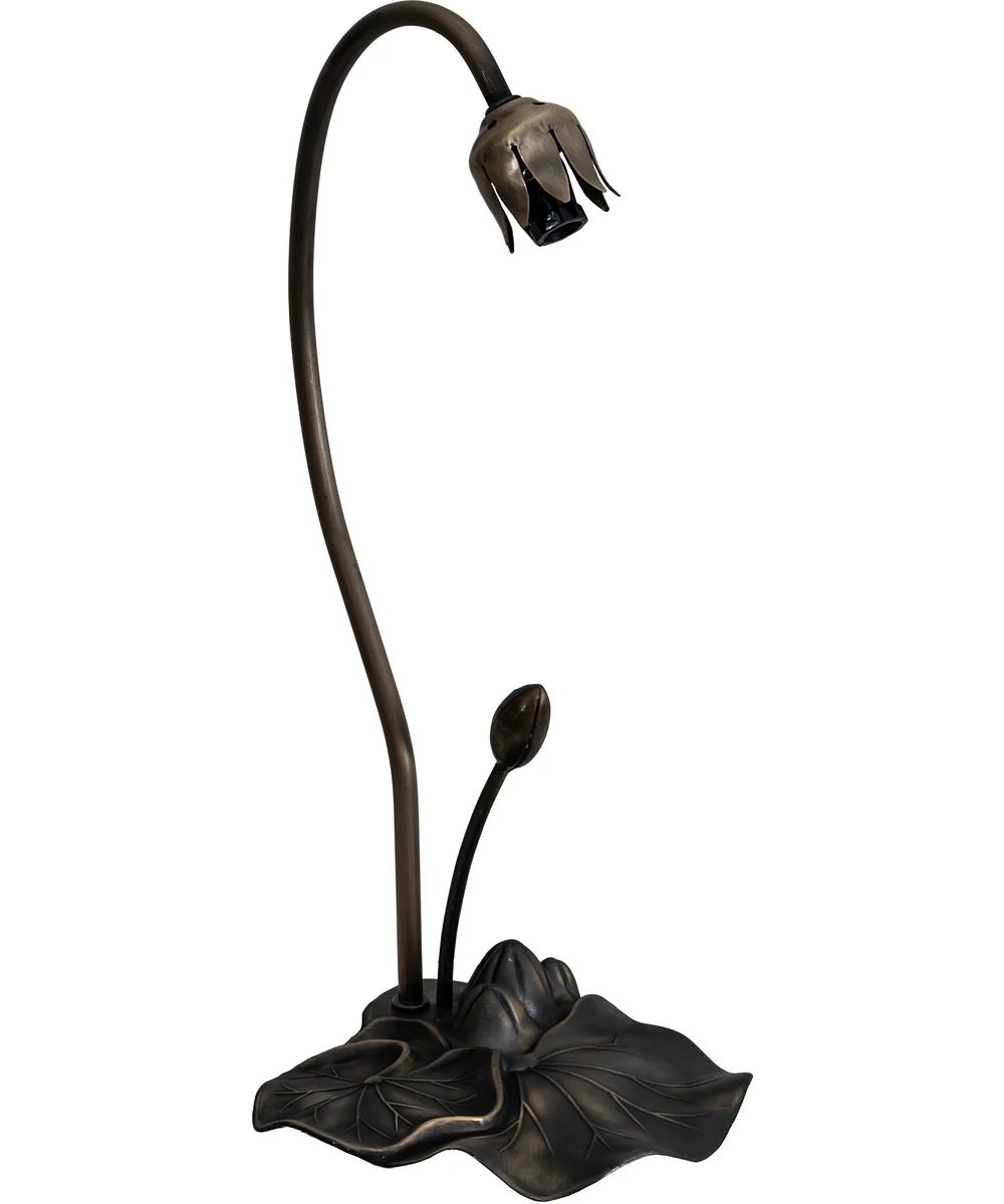 16" High Pond Lily Accent Lamp - Image 4