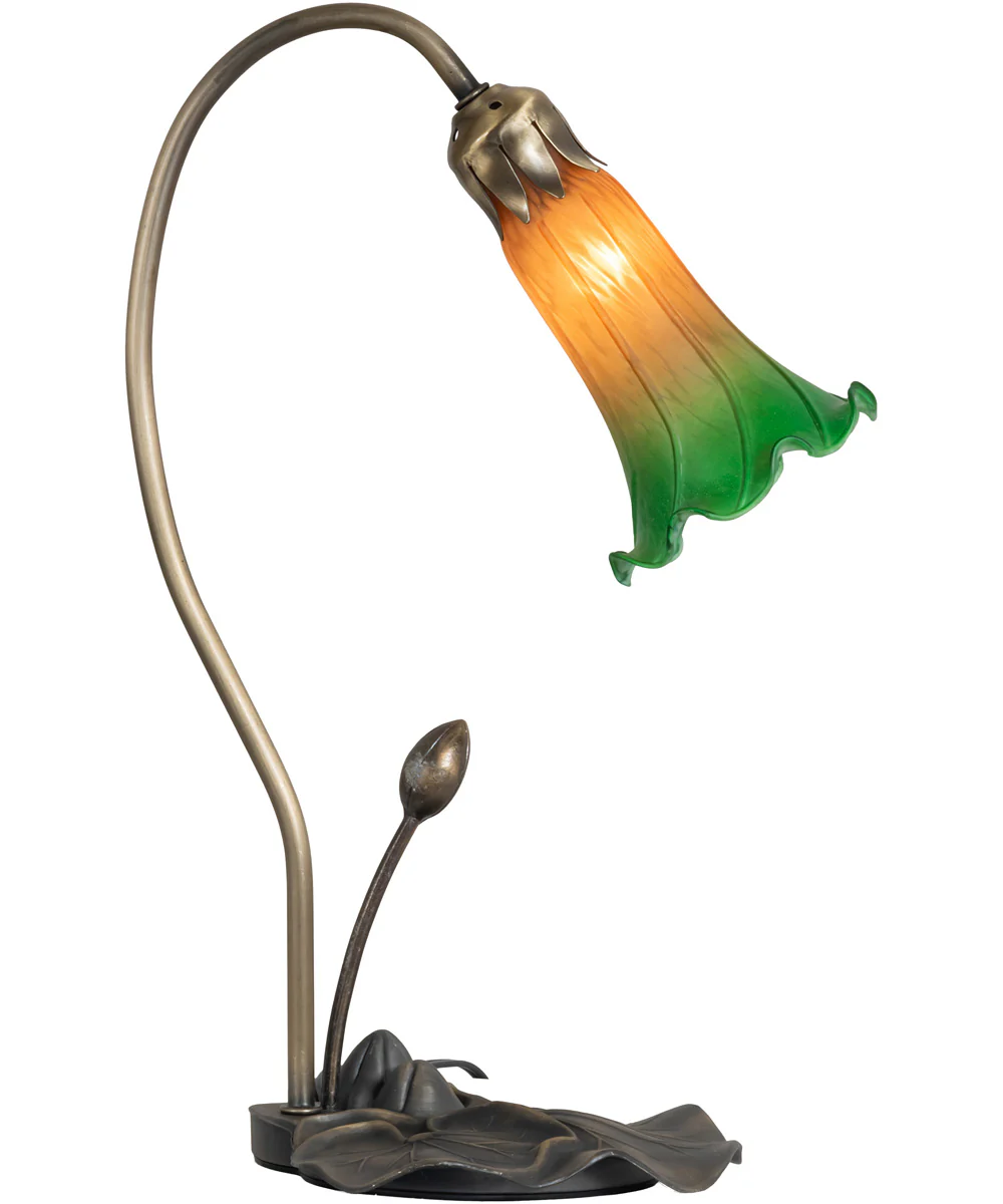 16" High Pond Lily Accent Lamp - Image 5