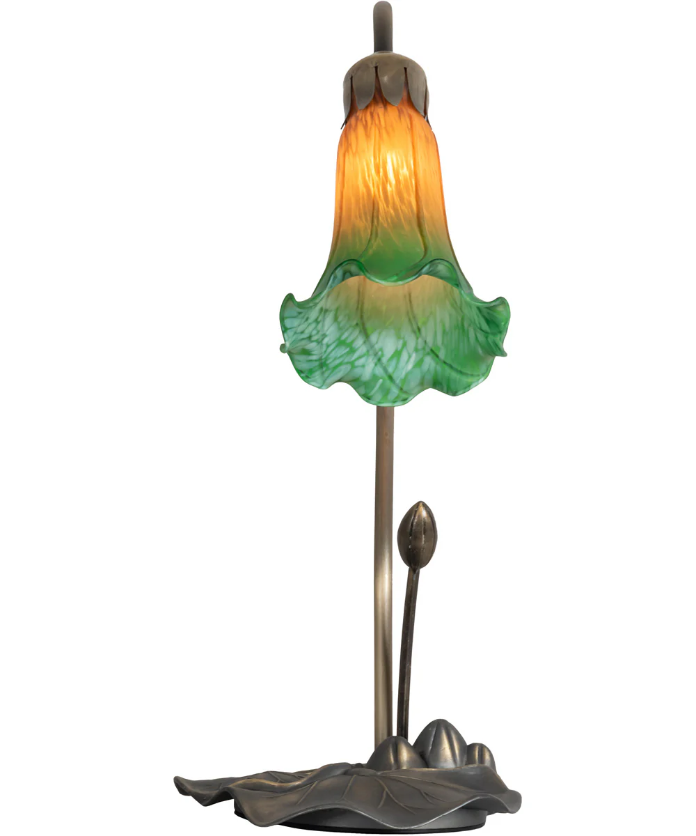 16" High Pond Lily Accent Lamp - Image 6