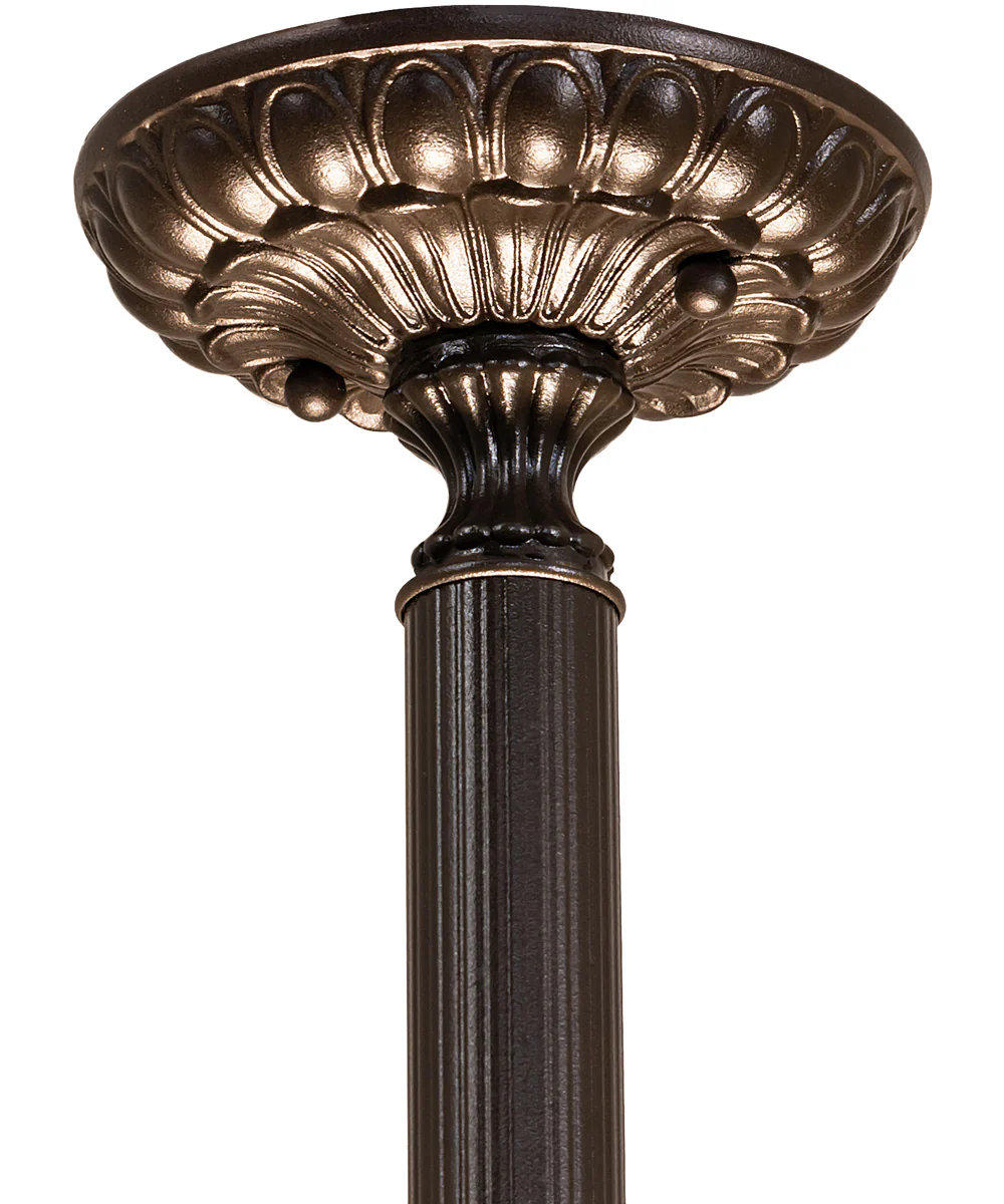 16" Wide Tiffany Rosebush Pendant - Image 8