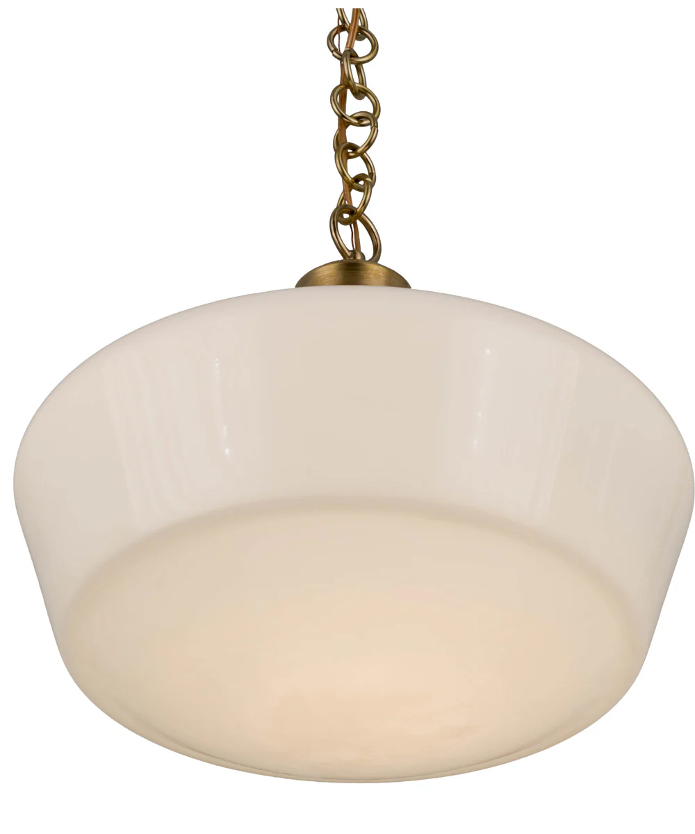 16" Revival Schoolhouse W/Traditional Globe Pendant - Image 3