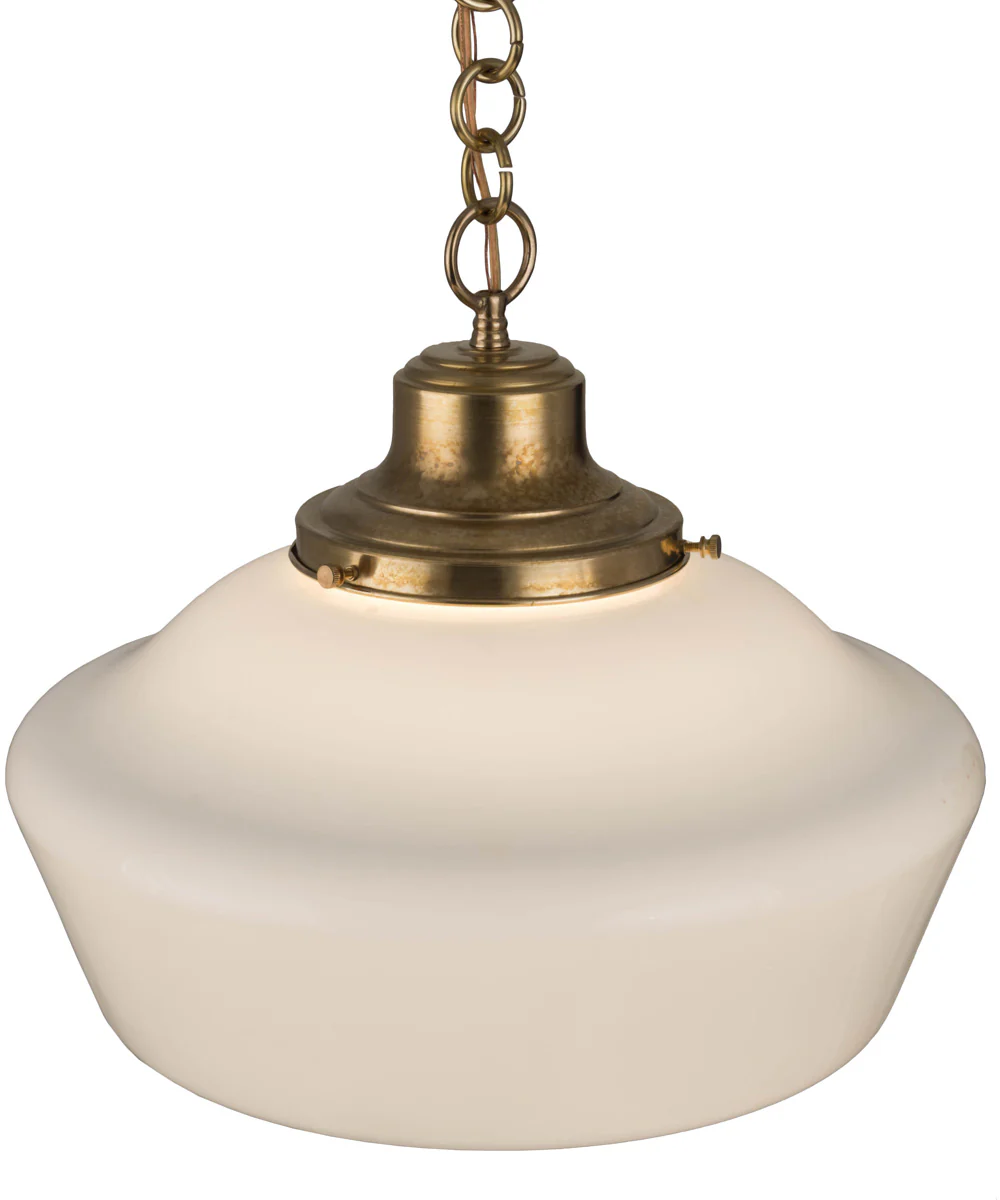 16" Revival Schoolhouse W/Traditional Globe Pendant - Image 5