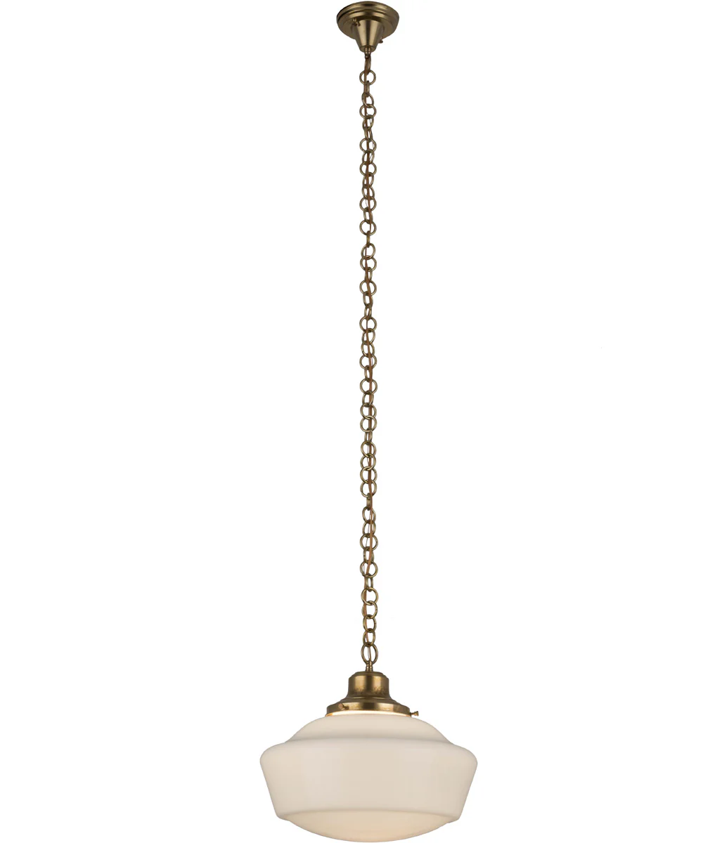 16" Revival Schoolhouse W/Traditional Globe Pendant - Image 8