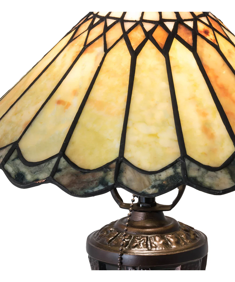 17" High Carousel Jadestone Table Lamp - Image 4