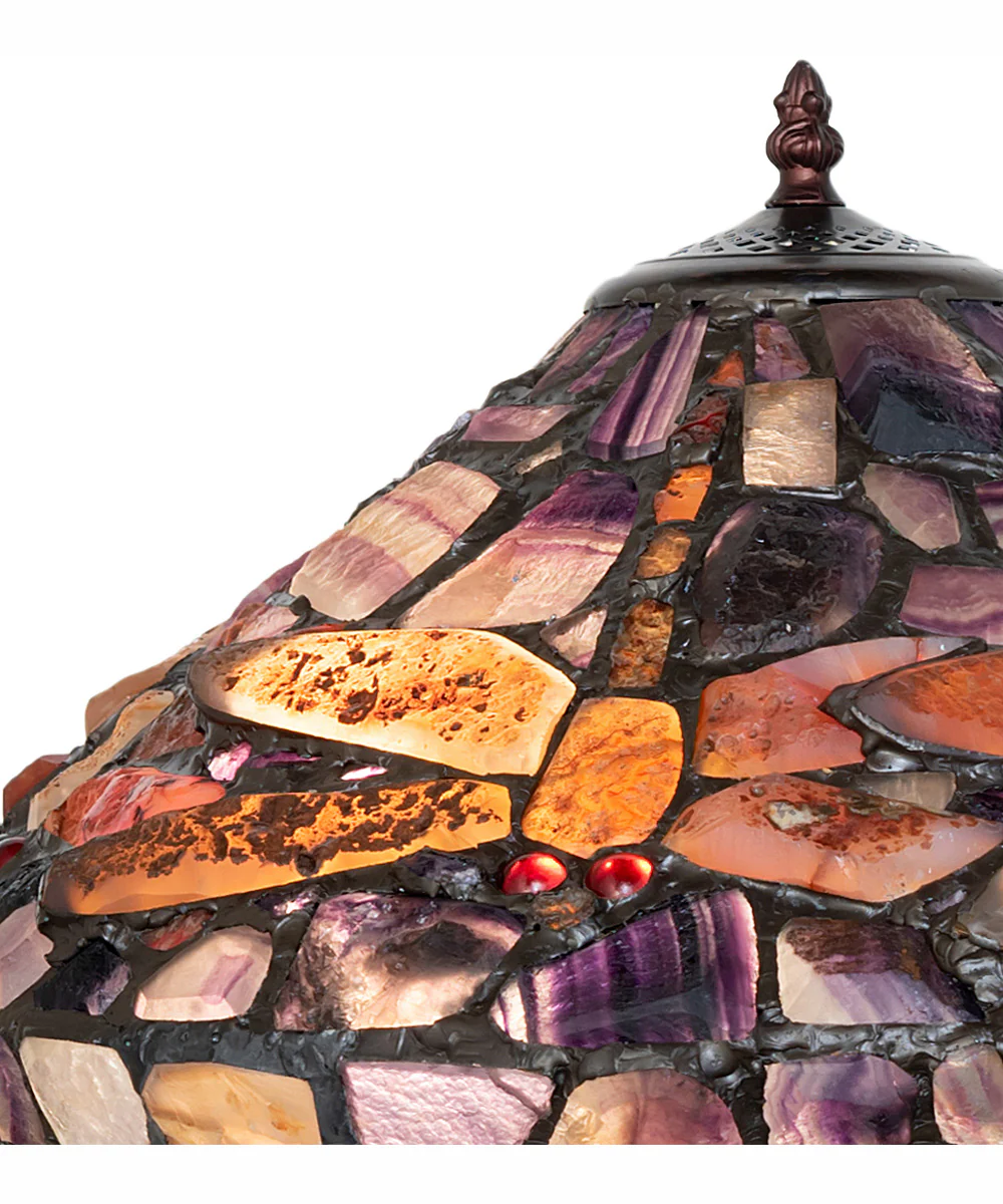 17" High Dragonfly Agata Table Lamp - Image 4