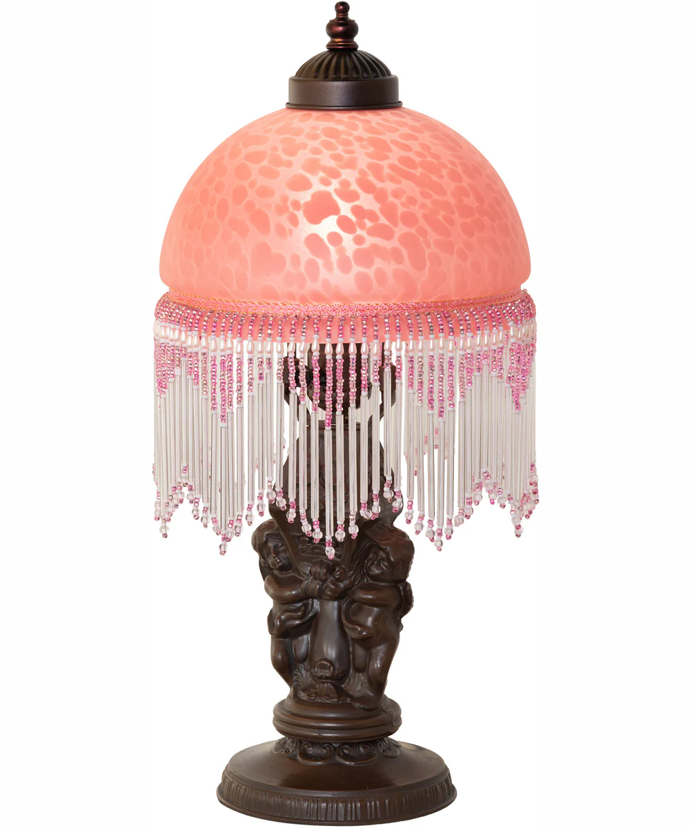 17" High Roussillon Cherub With Lantern Mini Lamp - Image 2