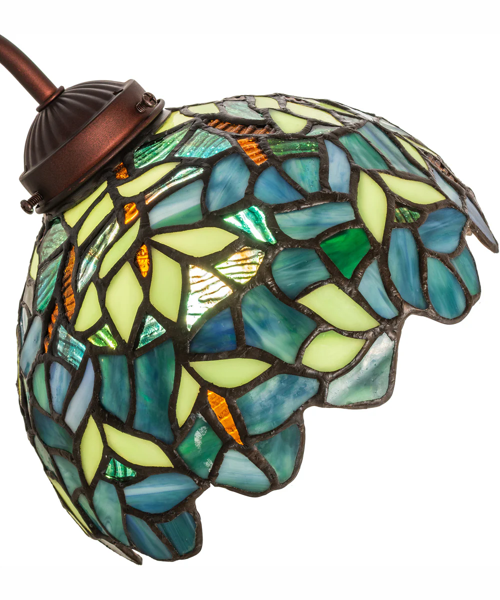 18" High Nightfall Wisteria Desk Lamp - Image 6