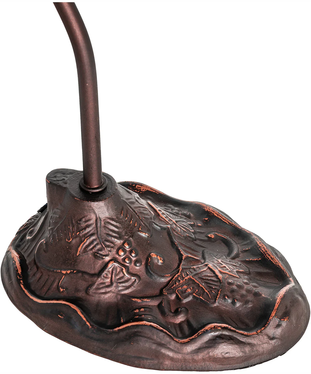 18" High Nightfall Wisteria Desk Lamp - Image 7