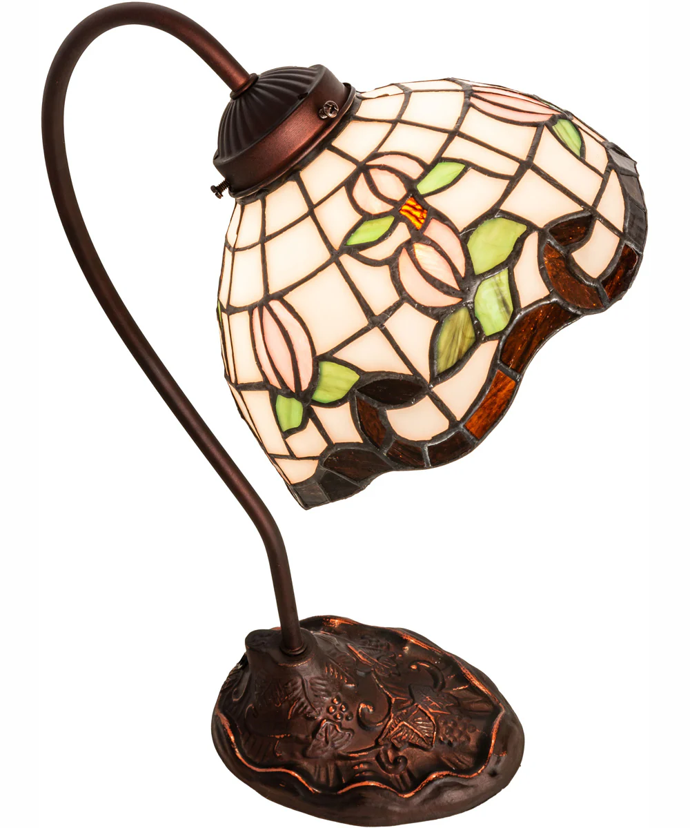 18" High Roseborder Desk Lamp - Image 4