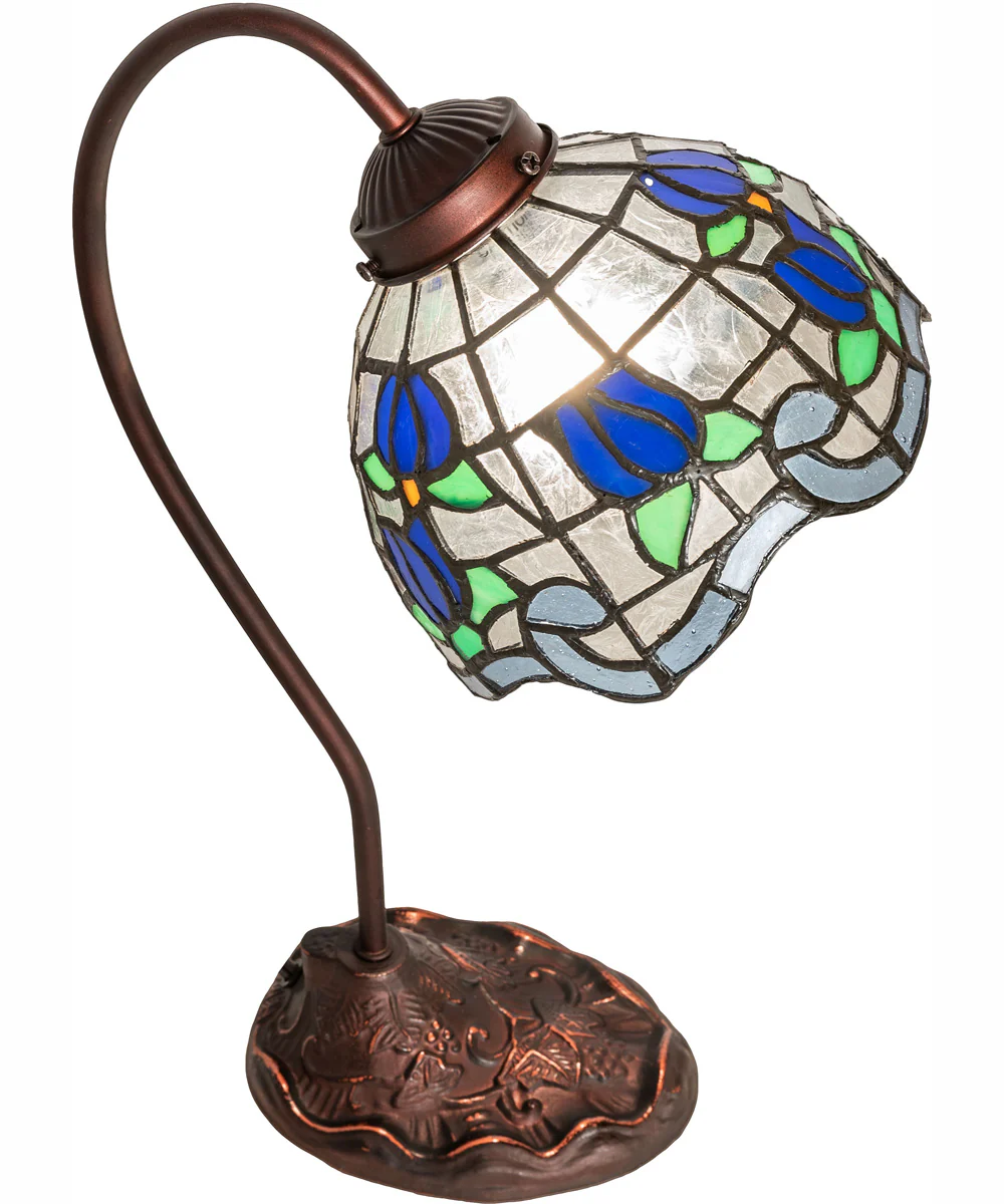 18" High Roseborder Desk Lamp - Image 4