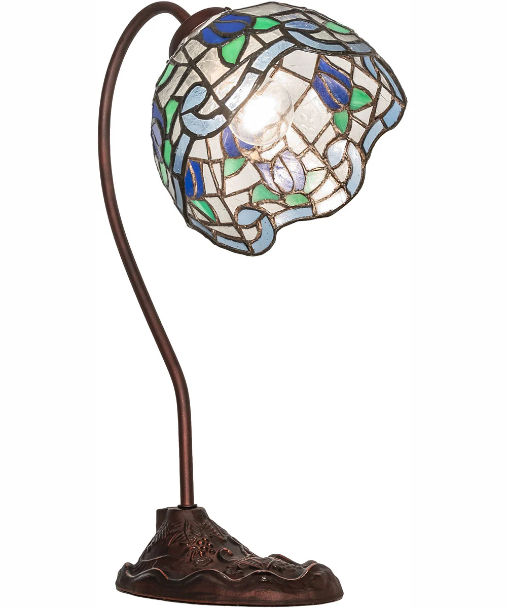 18" High Roseborder Desk Lamp - Image 5