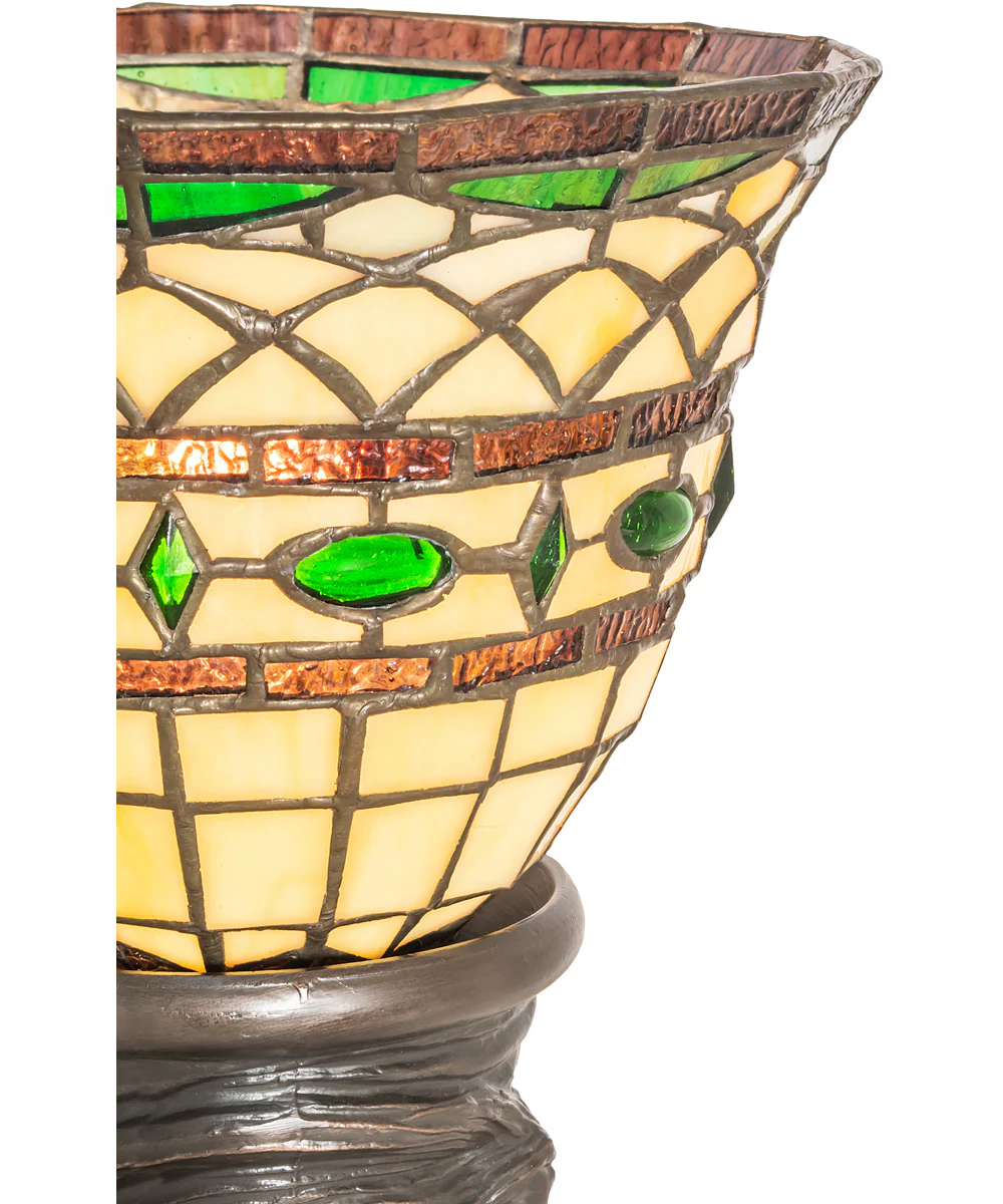 18" High Tiffany Roman Mini Lamp - Image 6