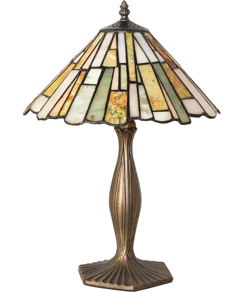 18" High DeLighta Jadestone Accent Lamp - Image 2