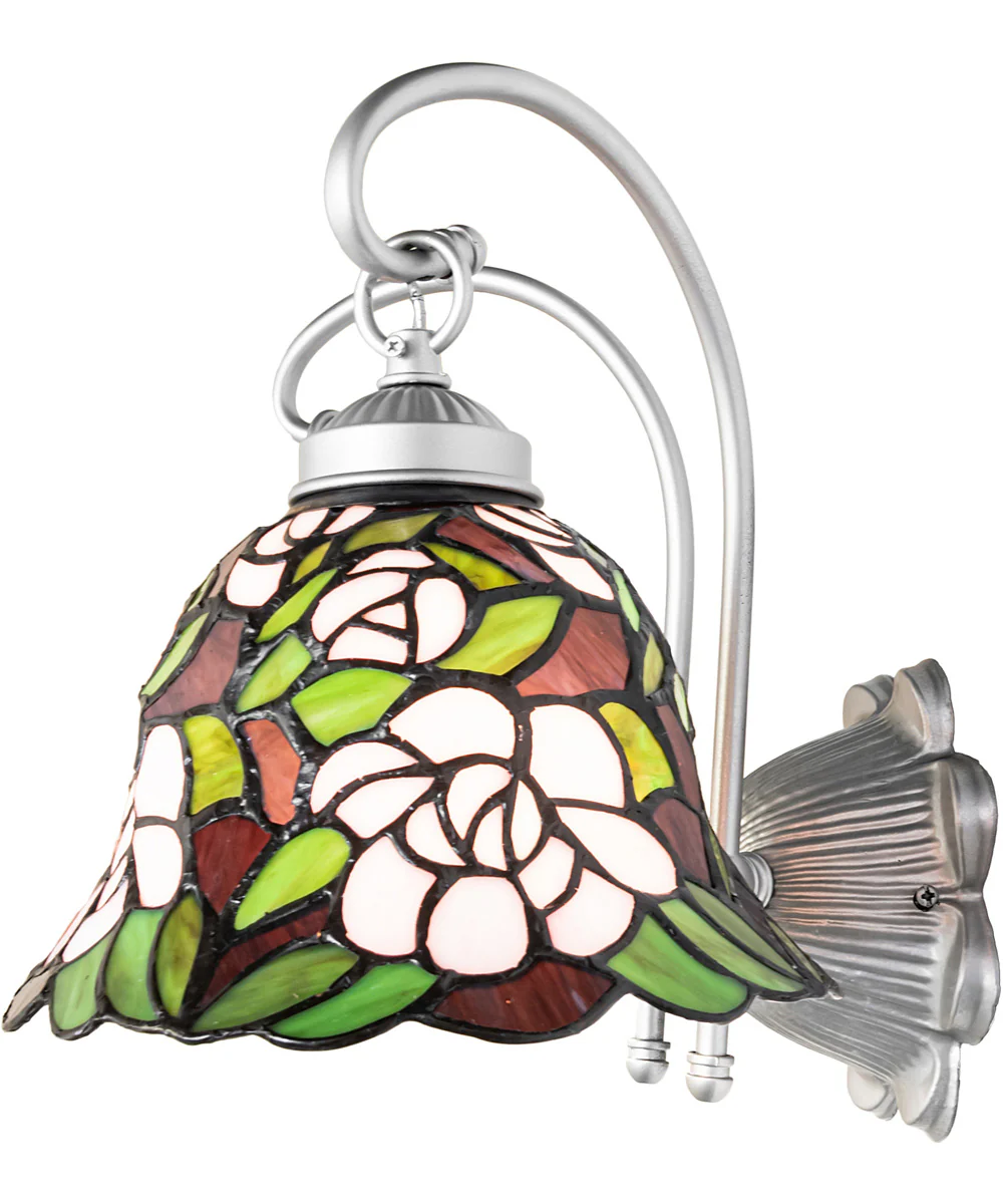 18" Wide Begonia 2 Light Wall Sconce - Image 6