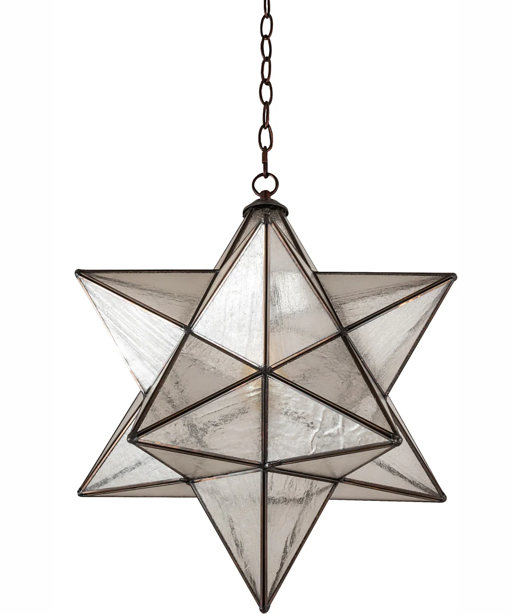 18" Wide Moravian Star Pendant - Image 3