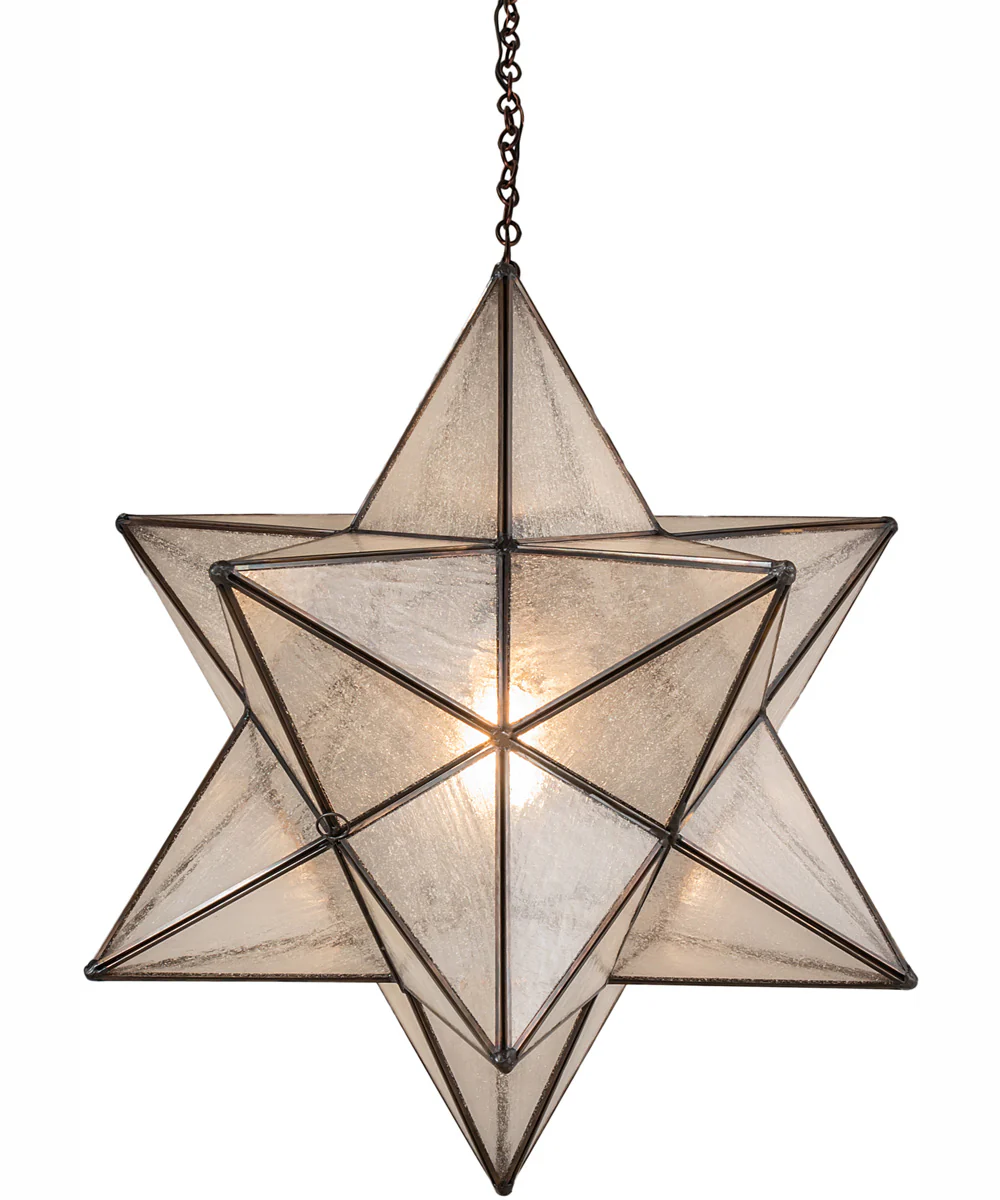18" Wide Moravian Star Pendant - Image 6