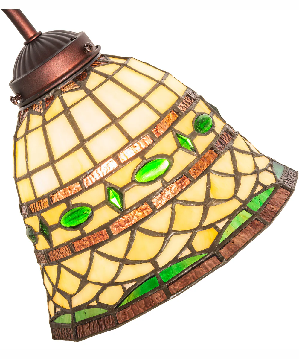 18" Wide Tiffany Roman Desk Lamp - Image 6