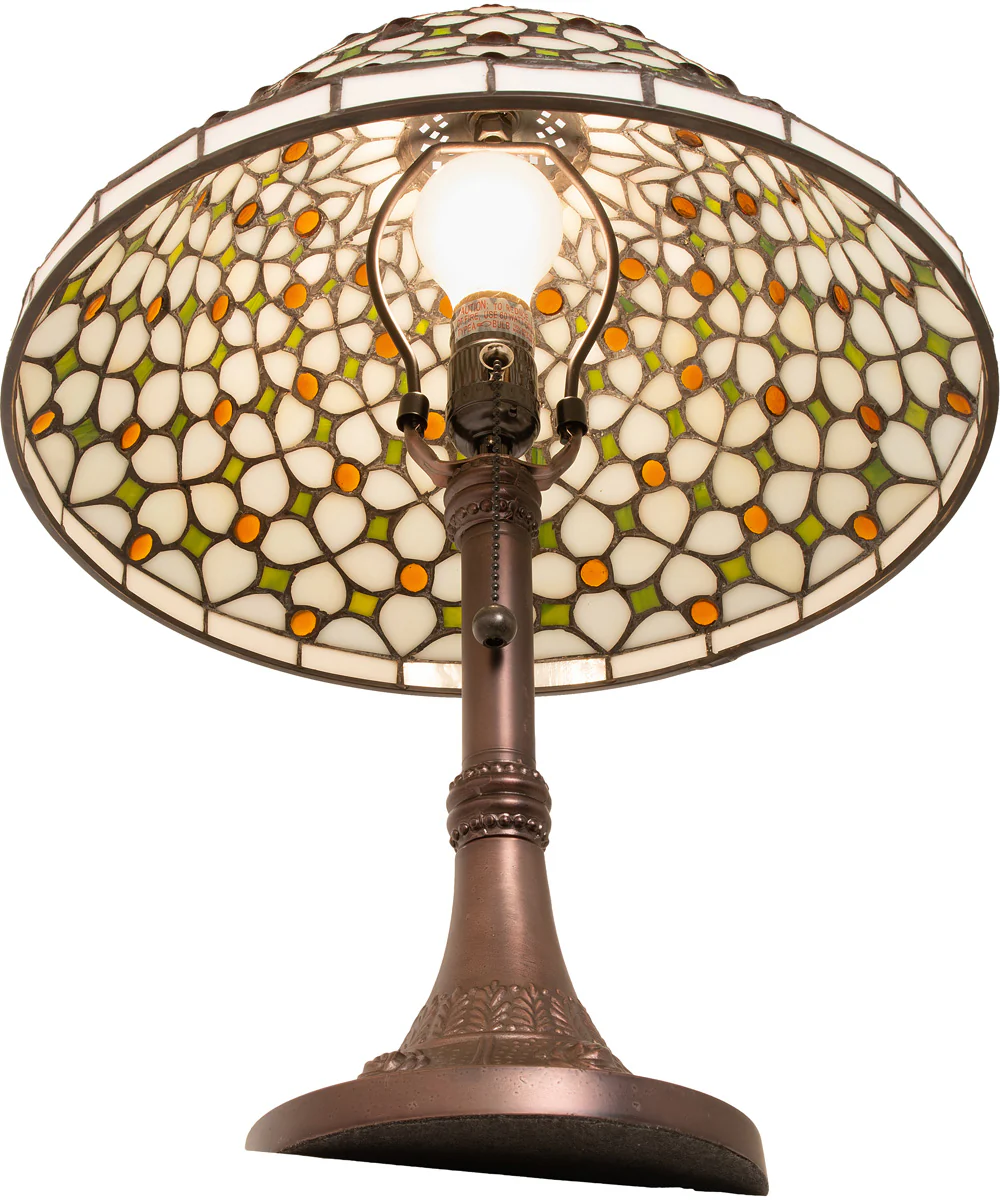 19" High Diamond & Jewel Table Lamp - Image 6