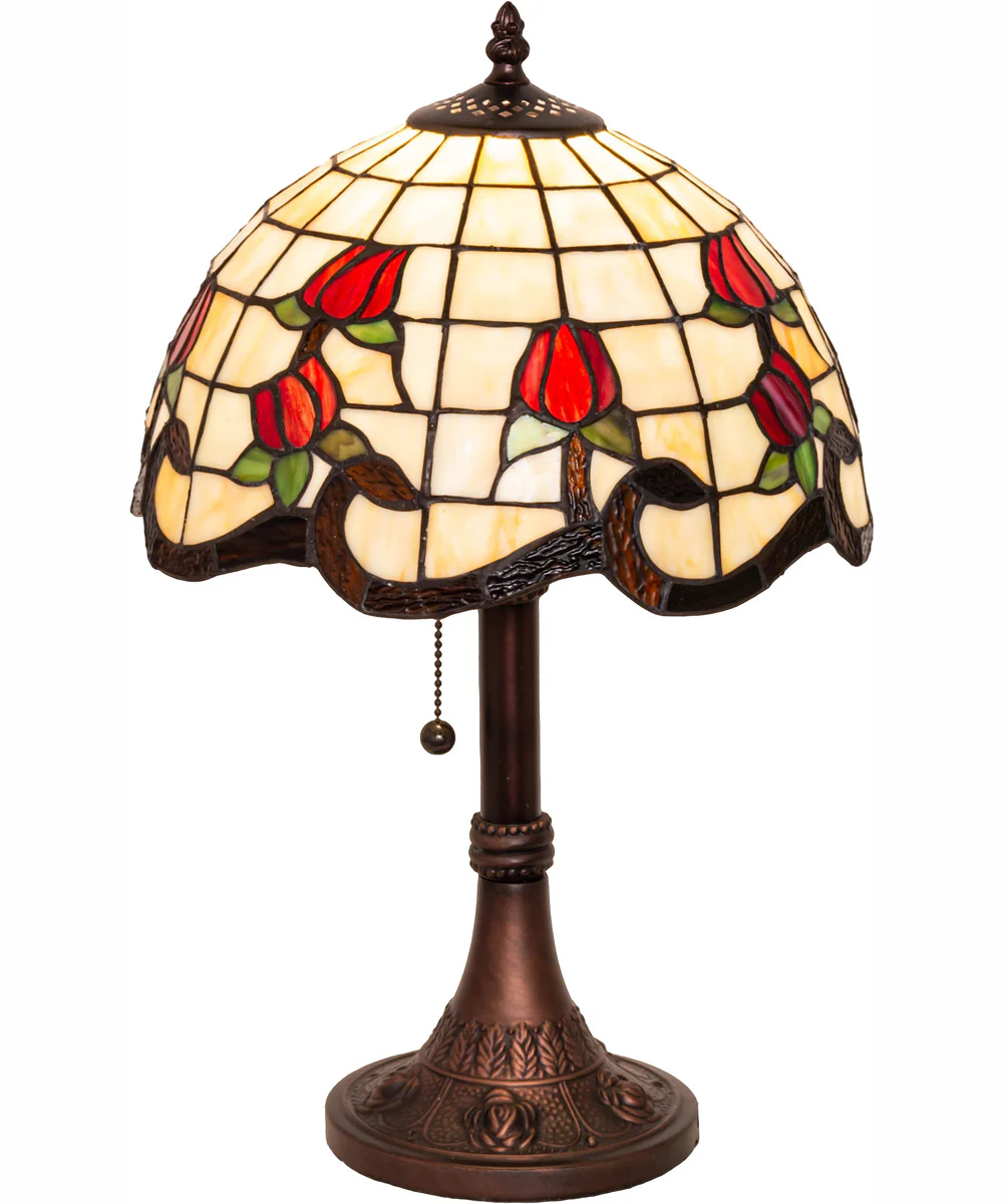 19" High Roseborder Table Lamp - Image 2