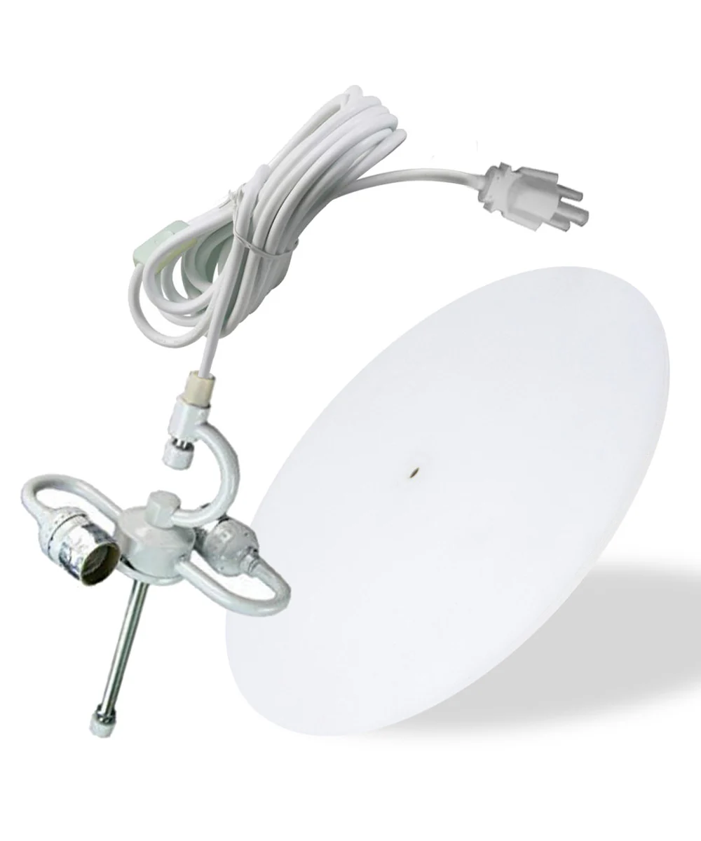 2 Light Swag Plug-In Pendant 12"w Rounded Corner Square Oatmeal Drum Shade with Diffuser, White Cord - Image 3