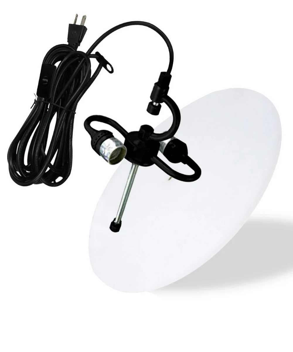 2 Light Swag Plug-In Pendant 16"w Rounded Corner Square Oatmeal Drum Shade with Diffuser, Black Cord - Image 5