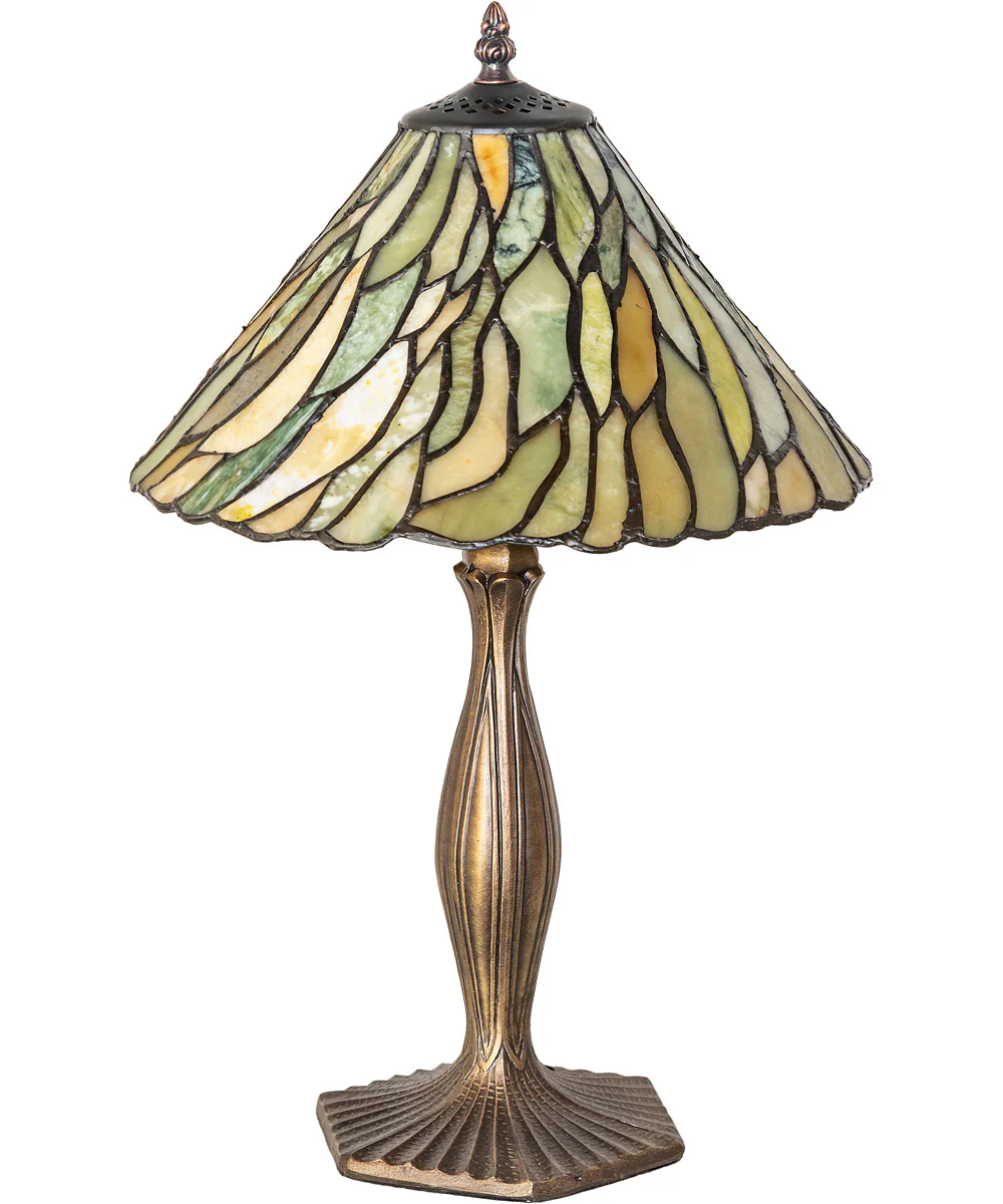 20" High Willow Jadestone Accent Lamp - Image 2
