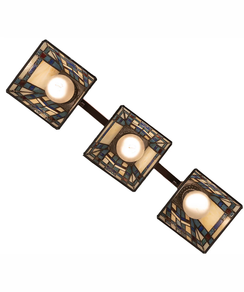 20" Wide Prairie Wheat 3 Light Vanity - Image 7