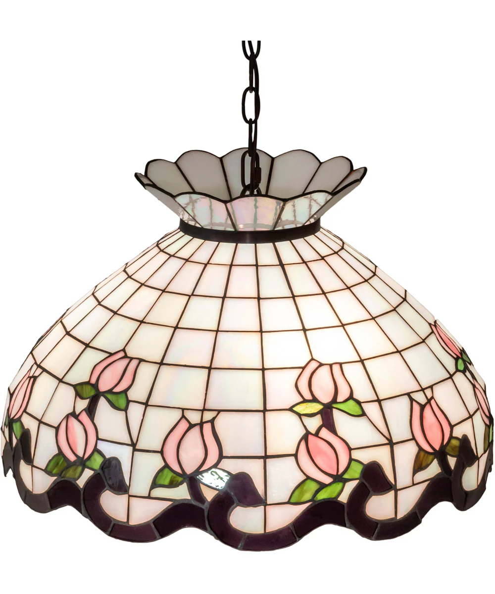 20" Wide Roseborder Pendant - Image 5