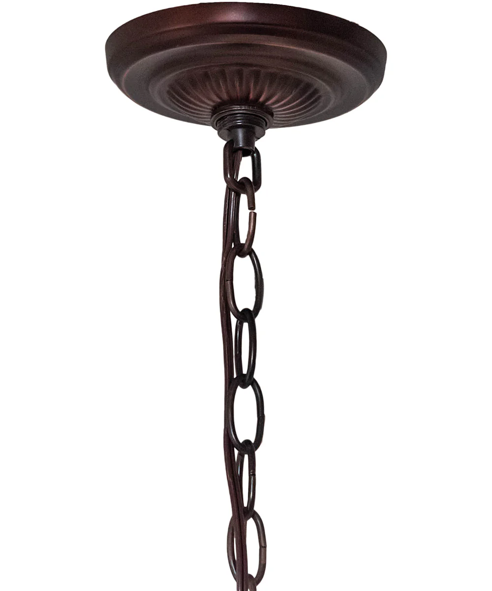 20" Wide Roseborder Pendant - Image 7