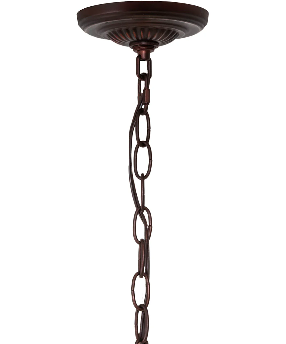 20" Wide Roseborder Pendant - Image 7