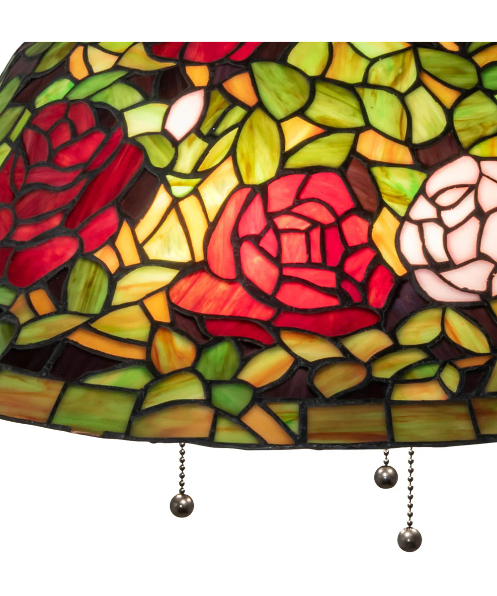 20" Wide Tiffany Rosebush Pendant - Image 6