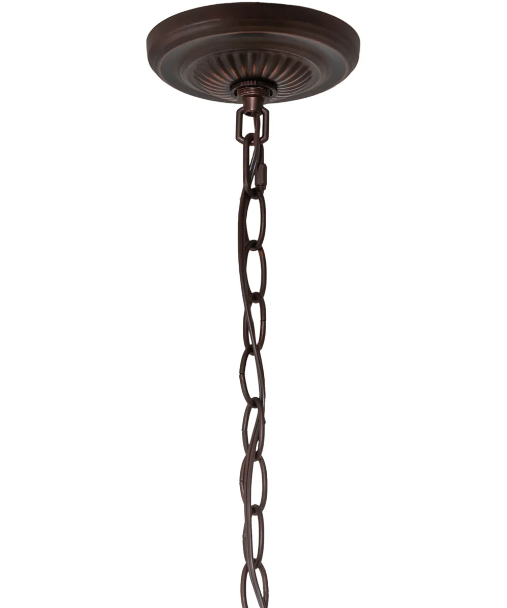 20" Wide Tiffany Rosebush Pendant - Image 4