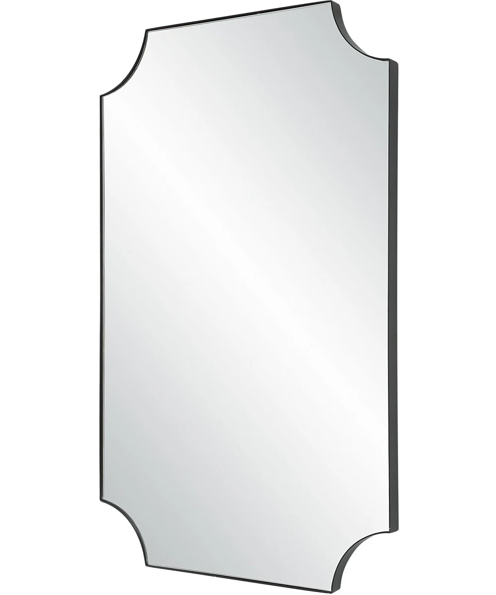 20x32" Wall Mirror in Satin Black - Image 4