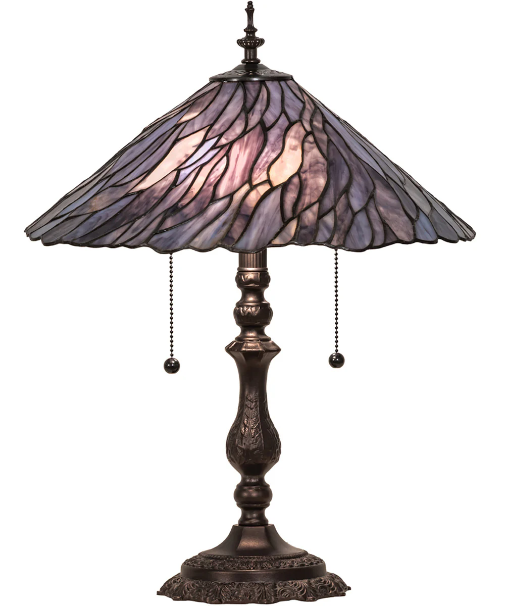 21" High Willow Jadestone Table Lamp - Image 8