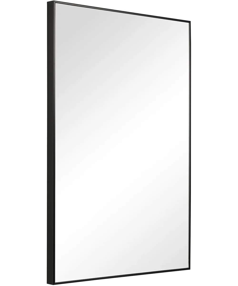 21x31" Wall Mirror with Black Frame - Image 4