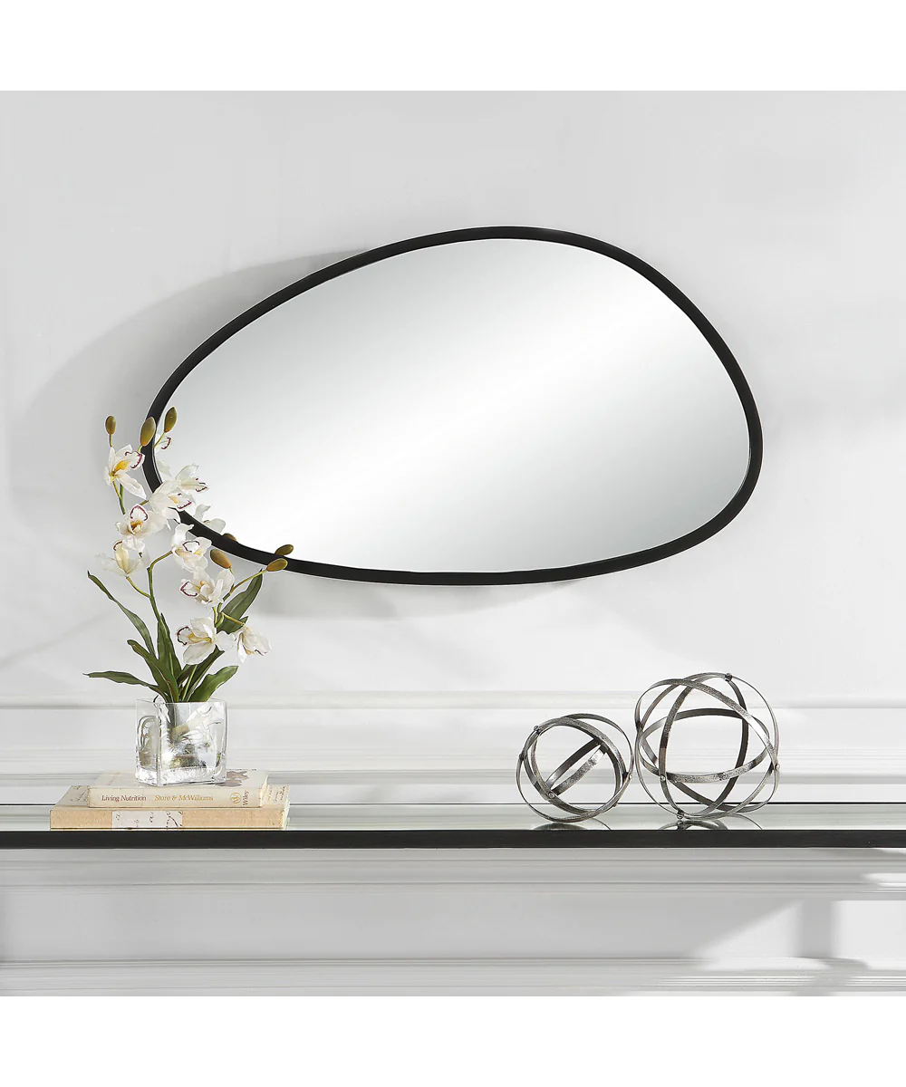 21x36" Wall Mirror Matte Black - Image 11