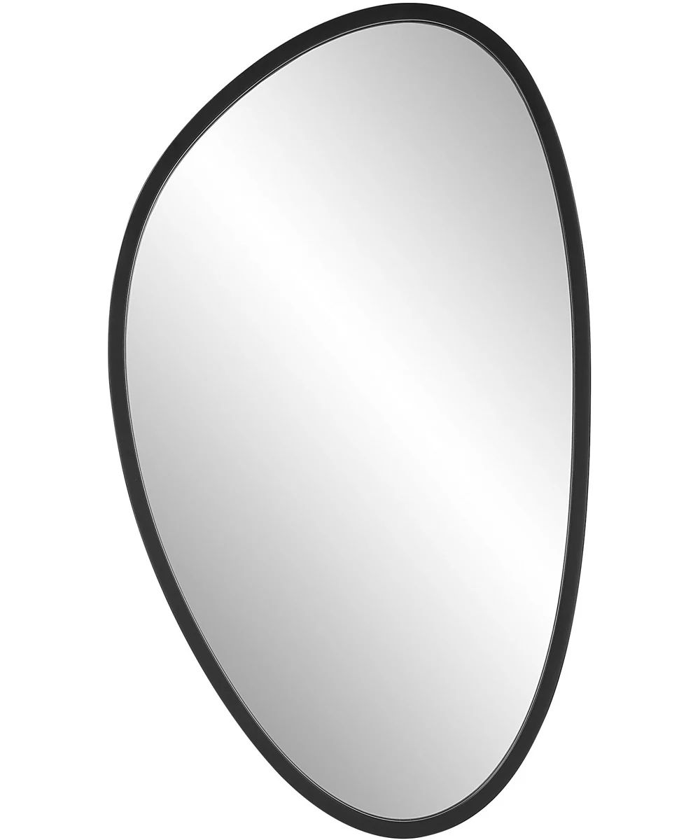 21x36" Wall Mirror Matte Black - Image 4