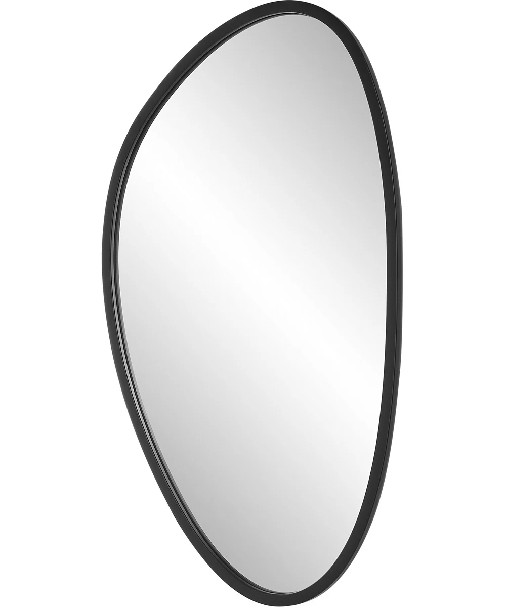 21x36" Wall Mirror Matte Black - Image 5